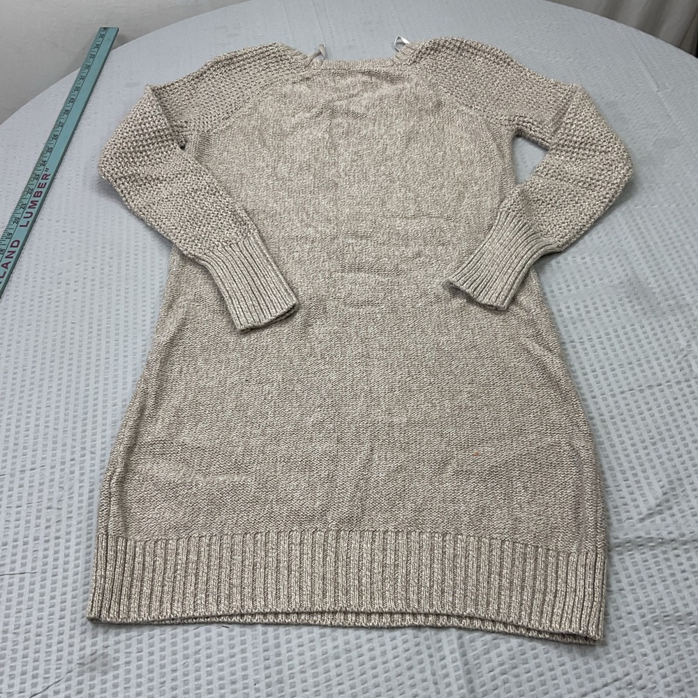 Ruby Moon Beige Cable Knit Midi Dress - Picture 2 of 5